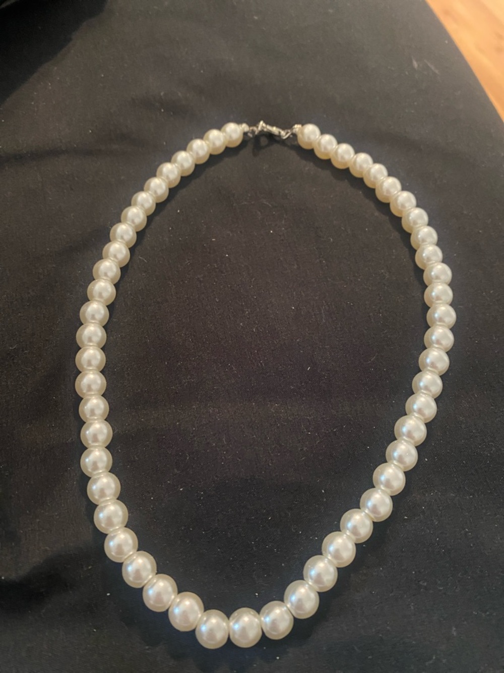 Faux White Pearl Strand Necklace - Elegant Women’s Jewelry